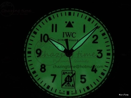 MIROTIME 0101 Pilot Black Ace BLSF 1:1 Best Edition White Lume Dial on Black Nylon Strap MIYOTA OnTrend 7021